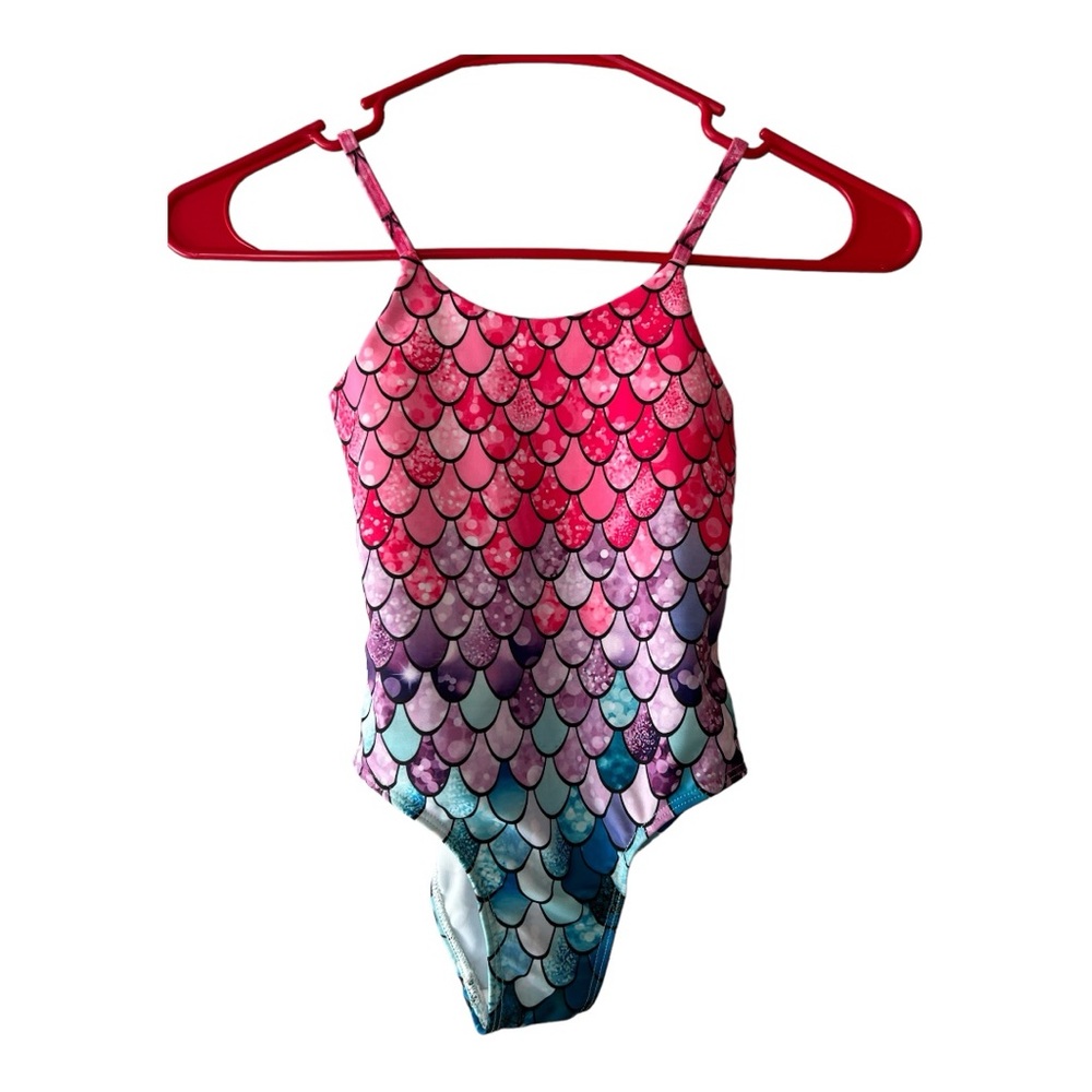 AMZadenobe Girls 1 Piece Scale Swimsuit